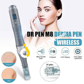 Dr. Pen Ultima M8 Micro-Needling Wireless Derma Skin Care Tool With Digital Display & 6 Level Speed